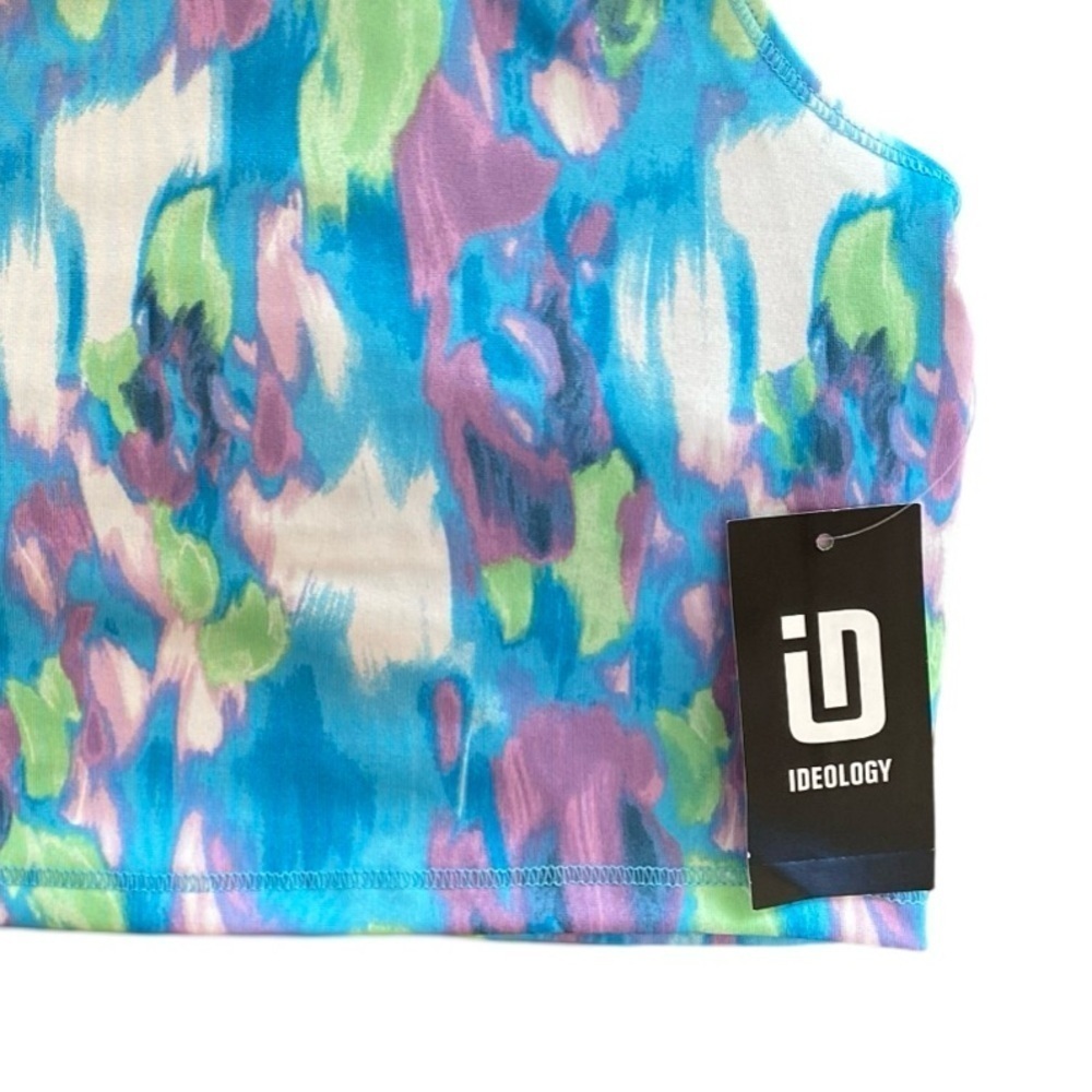 ID Ideology Big Girls Painter aLongline Sports Bra NWT Size L - Picture 4 of 5